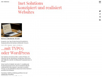 inet-solutions.at Webseite Vorschau