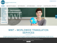 wwt-services.ch Webseite Vorschau