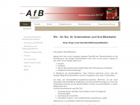 info-afb.de Webseite Vorschau