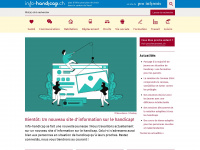 info-handicap.ch Webseite Vorschau