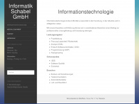 informatik-schabel.de Webseite Vorschau
