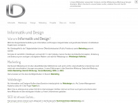 informatikunddesign.de Webseite Vorschau