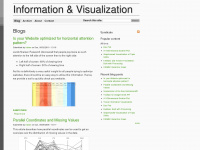 informationandvisualization.de Webseite Vorschau