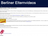 berliner-elternvideos.de Webseite Vorschau