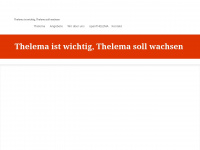 thelema.de Webseite Vorschau