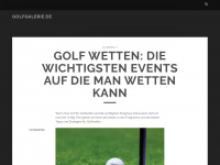 golfgalerie.de Webseite Vorschau