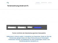 fleesensee-fewo.de Webseite Vorschau