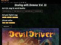 devildriver.com Webseite Vorschau