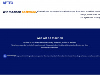 aptex.de Webseite Vorschau