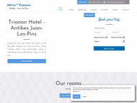 trianon-hotel.com Webseite Vorschau