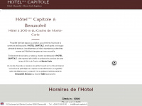 hotel-capitole.fr Webseite Vorschau