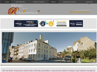 hotel-renaissance-cherbourg.com Webseite Vorschau