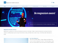 magnesiumhealthinstitute.com Webseite Vorschau