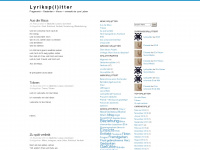 lyriksplitter.wordpress.com Webseite Vorschau