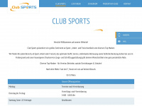 clubsports.at Webseite Vorschau