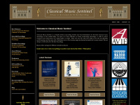 classicalmusicsentinel.com Webseite Vorschau