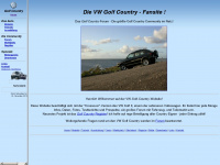 vw-golf-country.de Webseite Vorschau