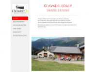 clavadeleralp.ch Webseite Vorschau