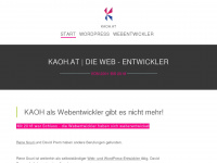 kaoh.at Webseite Vorschau