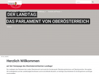 ooe-landtag.at Webseite Vorschau