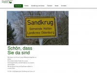 obv-sandkrug.de Webseite Vorschau