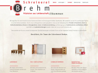 brehm-schreinerei.de Webseite Vorschau