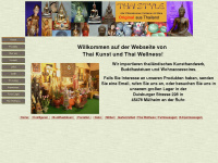 thai-kunst.de Webseite Vorschau