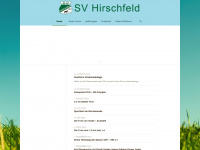 sv-hirschfeld.de Webseite Vorschau