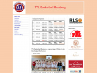ttl-basketball-bamberg.de Webseite Vorschau