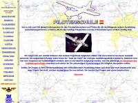 pilotenschule.at Webseite Vorschau