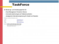 taskforce.at Webseite Vorschau