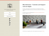 mac-seminare.de Webseite Vorschau