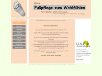 fusspflege-münchen.com Webseite Vorschau