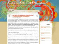 realisticsmokingexperience.wordpress.com Webseite Vorschau