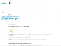 frostnager.ch Webseite Vorschau