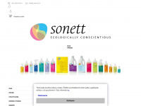 sonett-info.sk Webseite Vorschau