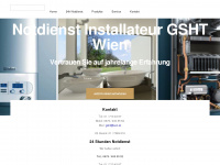 notdienst-installateur.at Webseite Vorschau