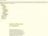 riedgarten.net Webseite Vorschau