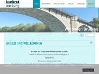 konkret-werbung.ch Webseite Vorschau