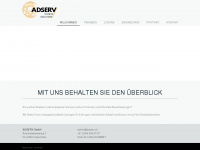 adserv.ch Webseite Vorschau