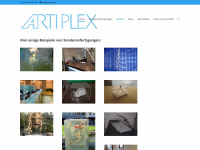 artiplex.ch Webseite Vorschau