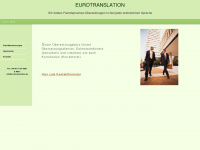 eurotranslation.de Webseite Vorschau
