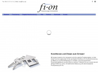 fi-on.de Webseite Vorschau