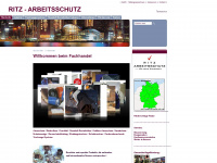 ritz-arbeitsschutz.de Webseite Vorschau