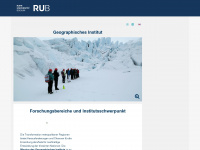 geographie.ruhr-uni-bochum.de Webseite Vorschau