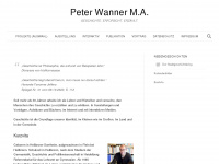 p-wanner.de Webseite Vorschau