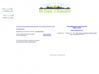 urbanclimate.net Webseite Vorschau