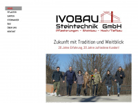 ivobau.at Webseite Vorschau