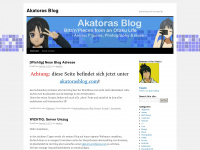 akatora.wordpress.com Webseite Vorschau