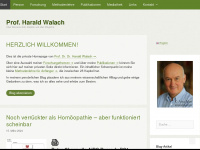 harald-walach.de Webseite Vorschau